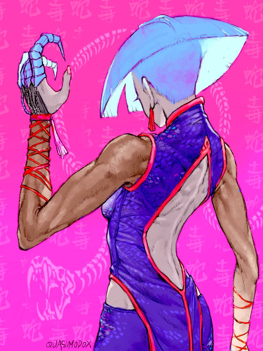 a.k.i. (street fighter and 1 more) drawn by quasimodox