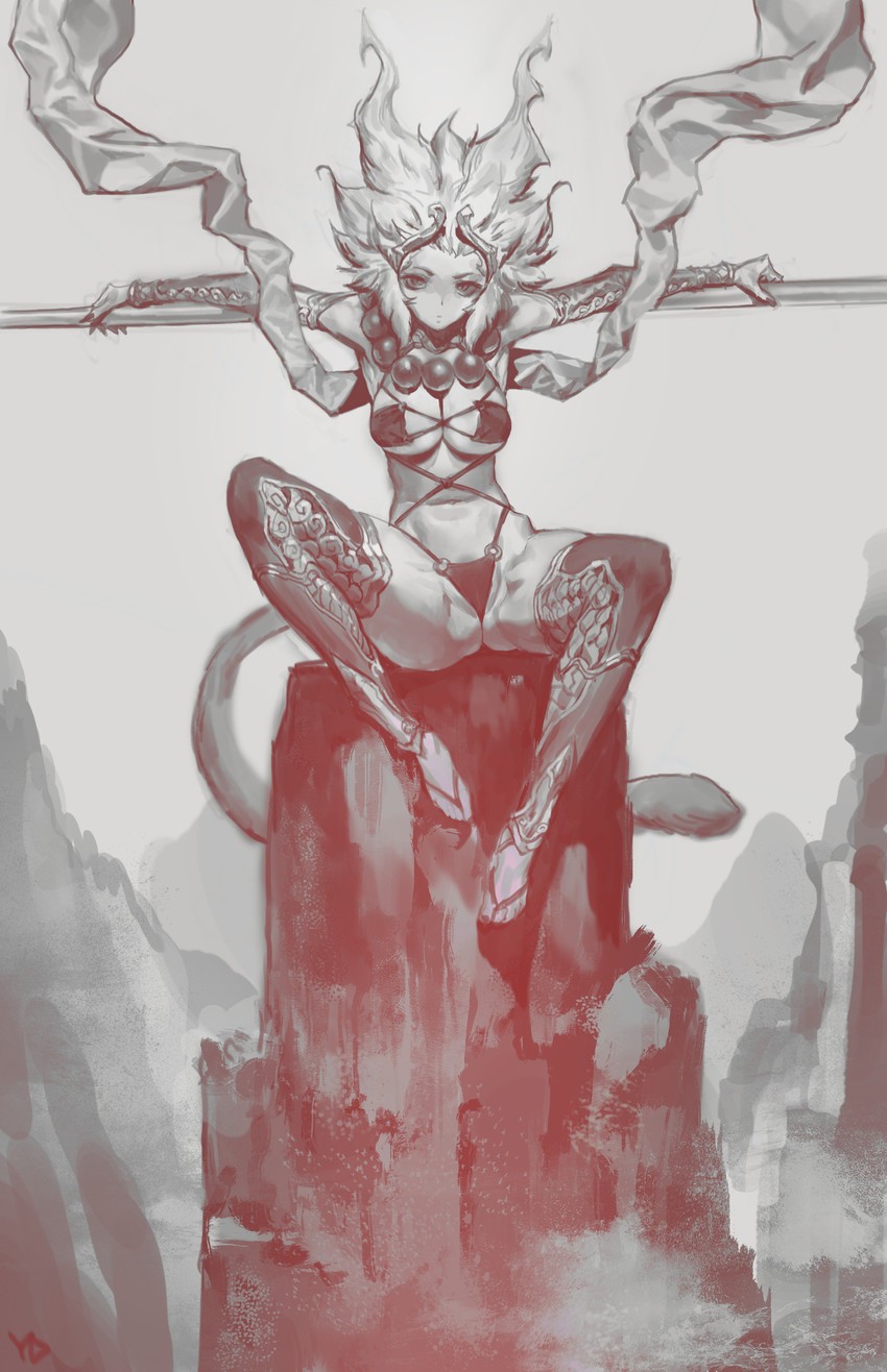 sun wukong (journey to the west) drawn by yd_(orange_maru)