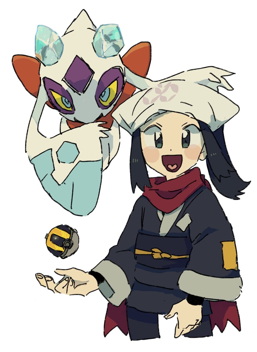 akari and froslass (pokemon and 1 more) drawn by yusho_(ossm03)
