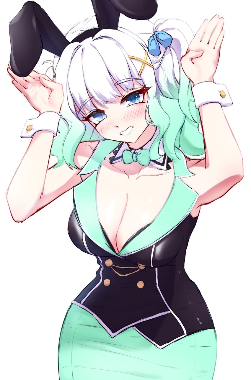 mint fantome (indie virtual youtuber and 1 more) drawn by cgator