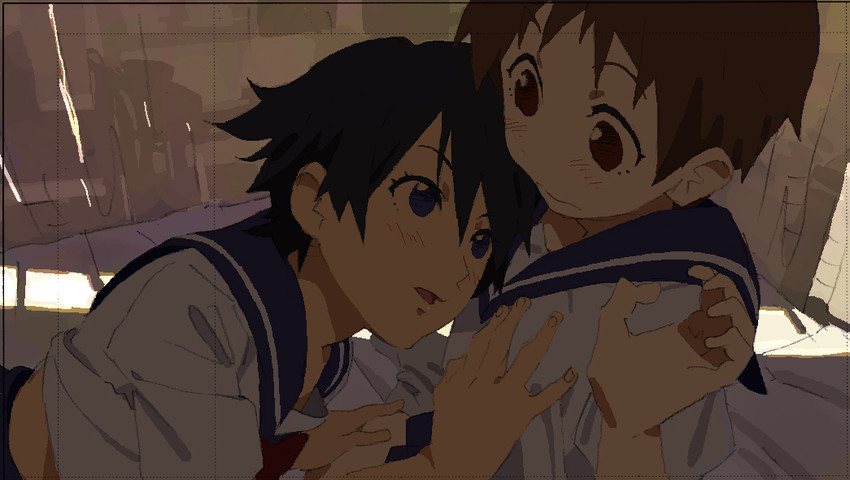 miyazawa kano and megumi (kareshi kanojo no jijou) drawn by matsuo_yuusuke