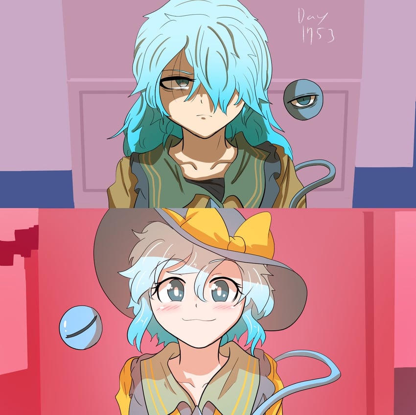 komeiji koishi (touhou and 1 more) drawn by segen_(segen311)