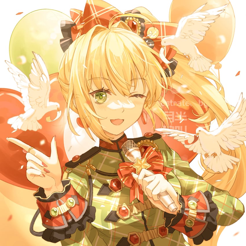 nero claudius (fate and 1 more) drawn by teatix