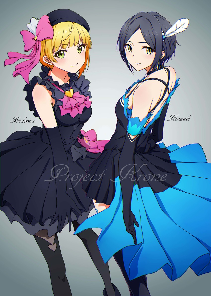 hayami kanade and miyamoto frederica (idolmaster and 1 more) drawn by ayano_yuu_(sonma_1426)