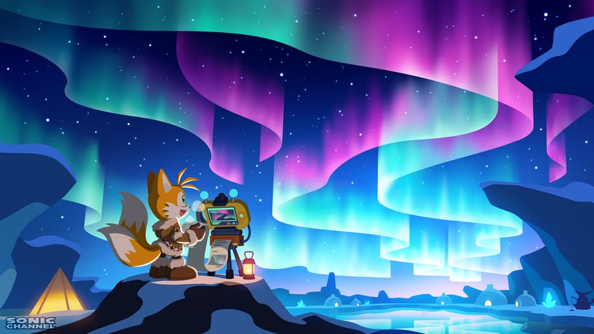 tails and big the cat (sonic and 1 more) drawn by karasuno_yui