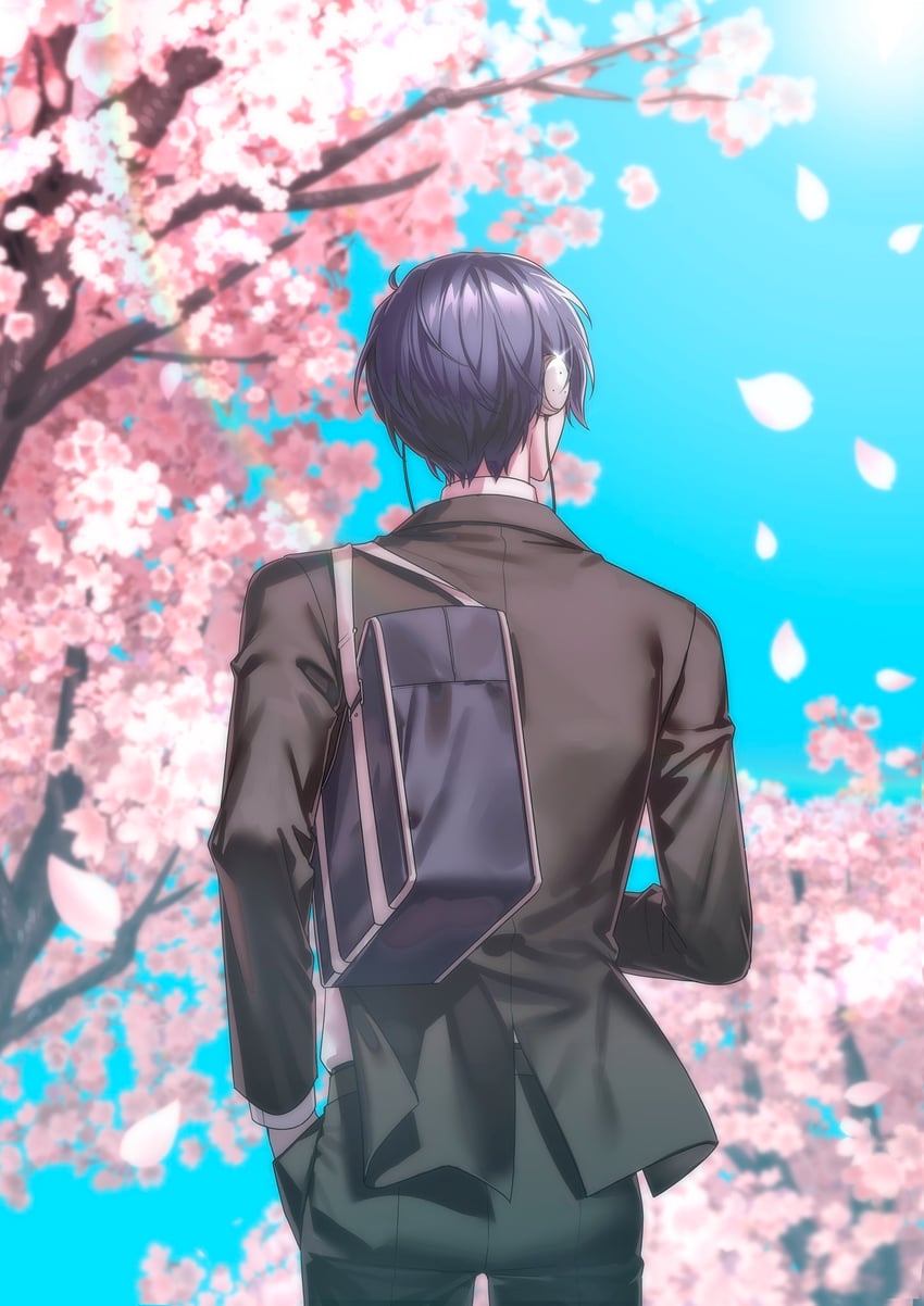 yuuki makoto (persona and 1 more) drawn by aircon11