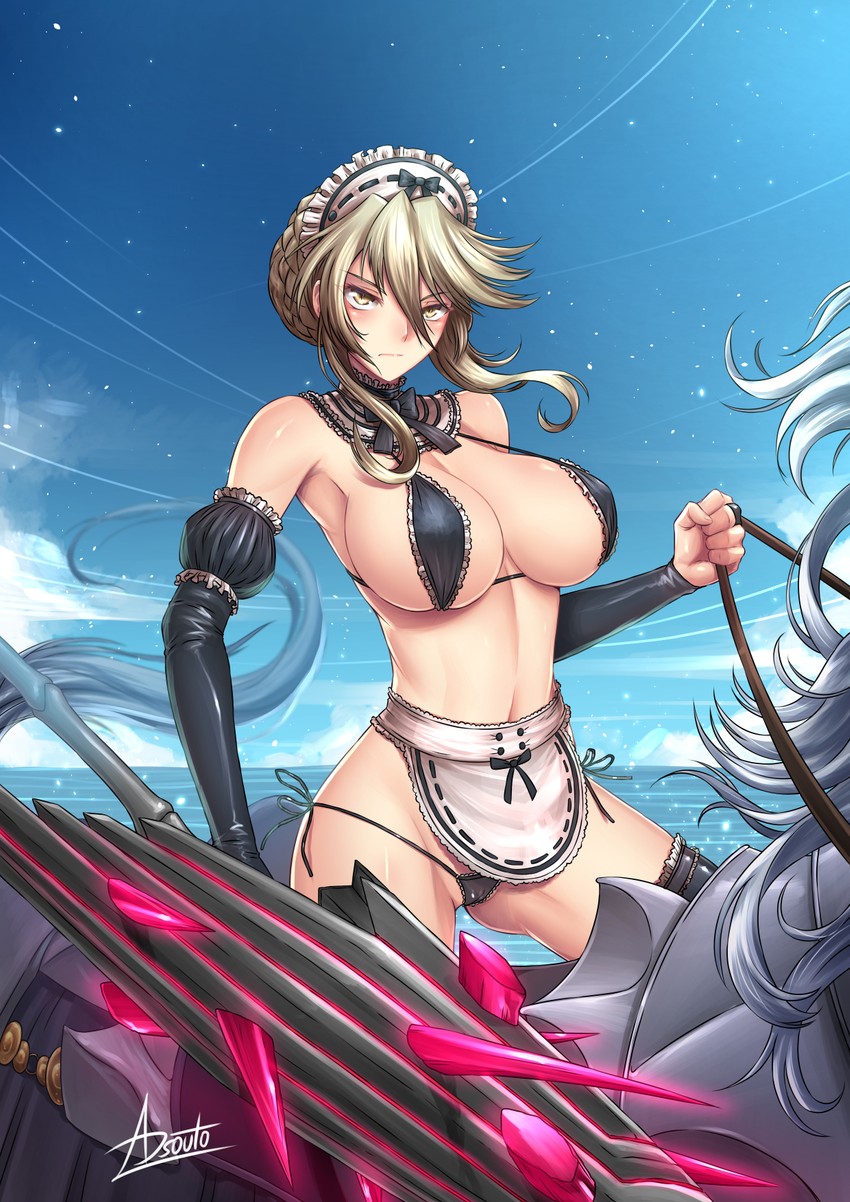 artoria pendragon (fate and 1 more) drawn by adsouto