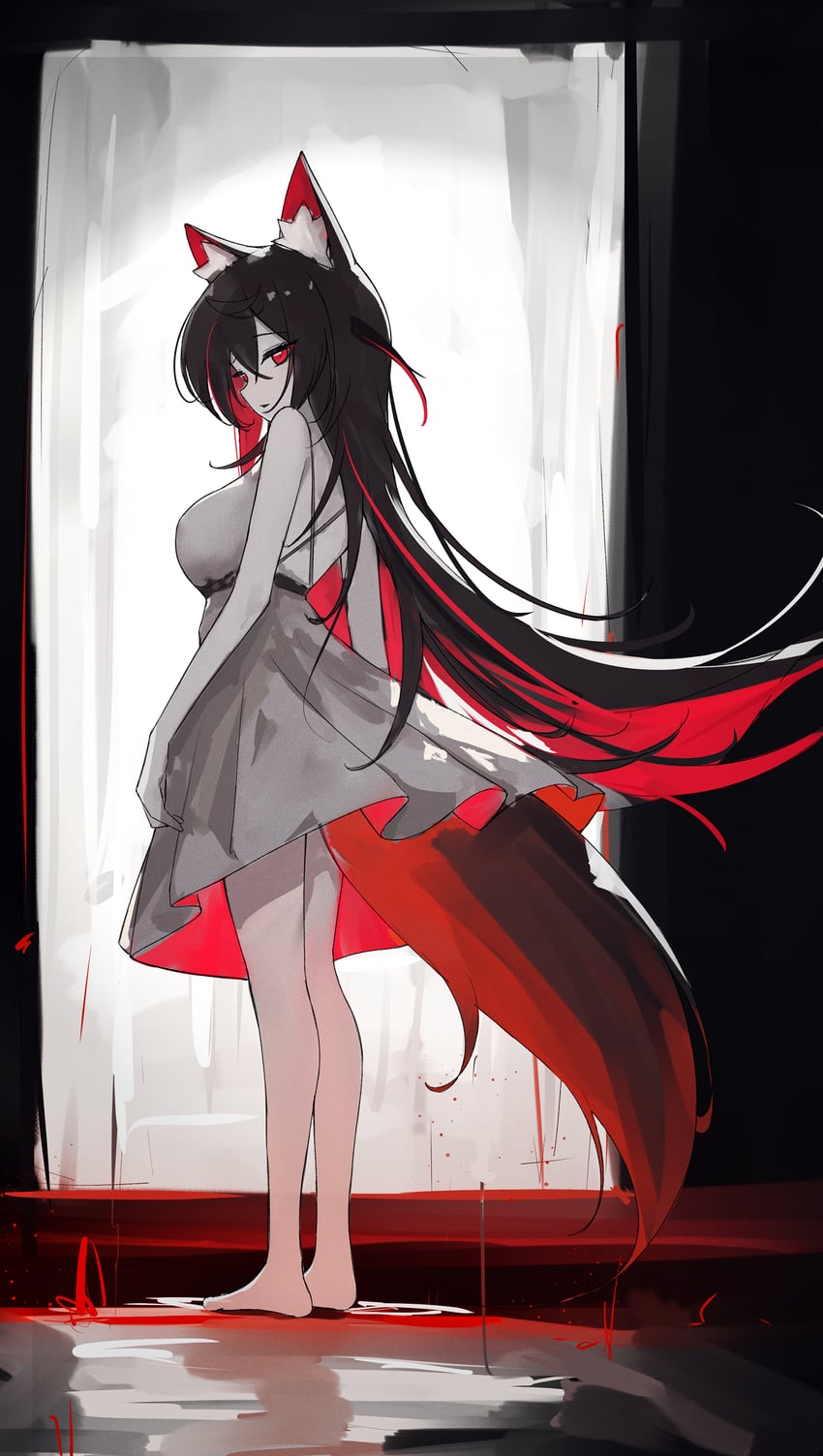 fuwawa abyssgard (hololive and 1 more) drawn by rifufu