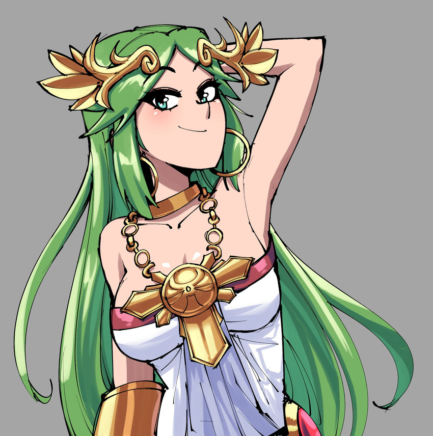 palutena (kid icarus and 1 more) drawn by gingrjoke