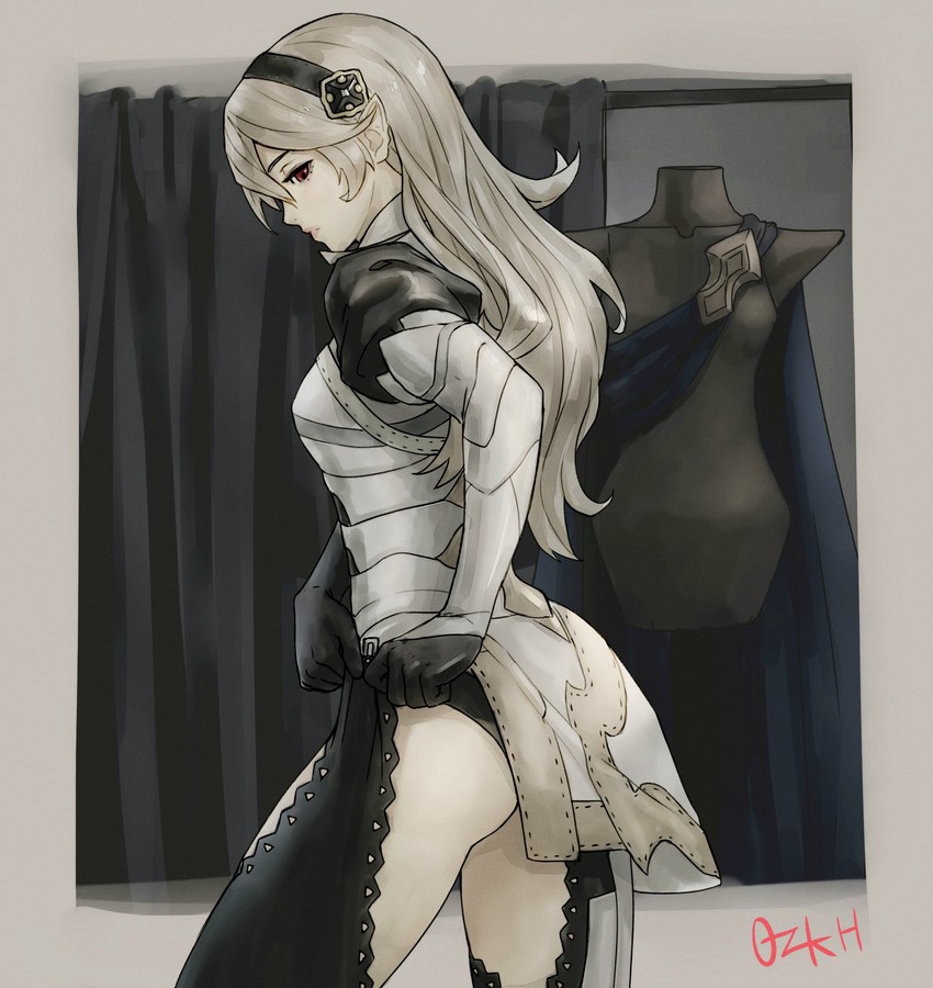 female corrin (fire emblem and 1 more) drawn by ozkh