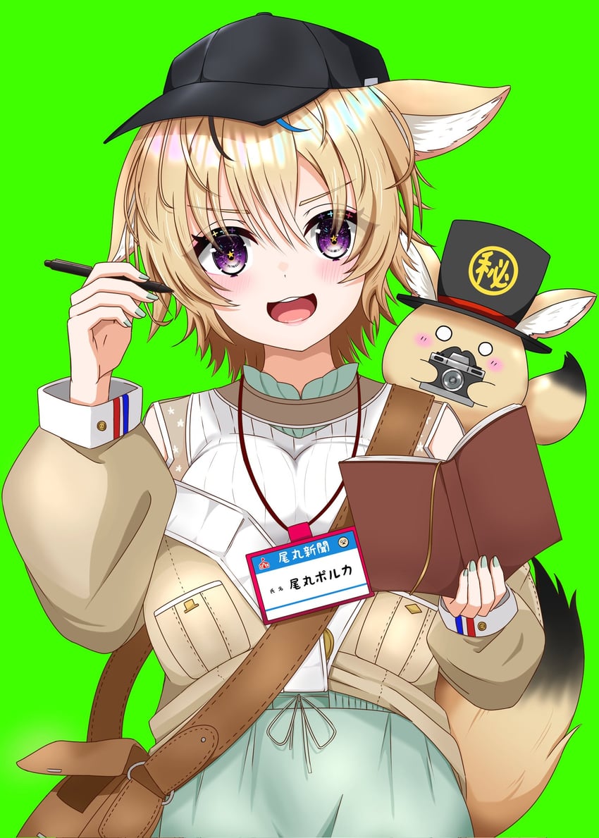 omaru polka and zain (hololive and 1 more) drawn by kanzakiira0430
