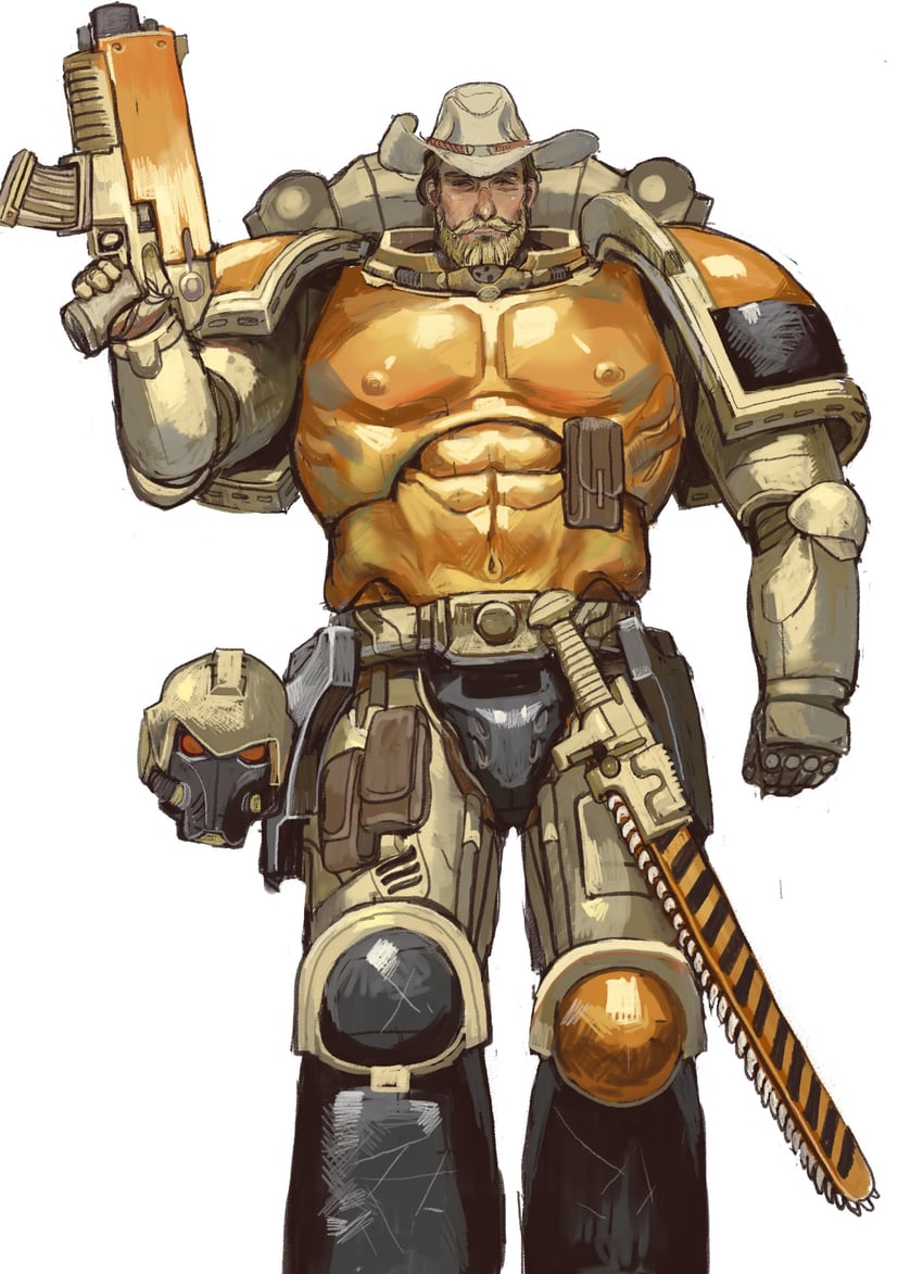 adeptus astartes (warhammer 40k) drawn by mossacannibalis