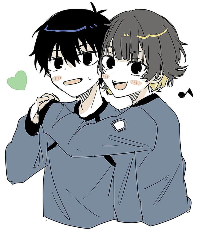 isagi yoichi and bachira meguru (blue lock) drawn by uta_(utamilk)