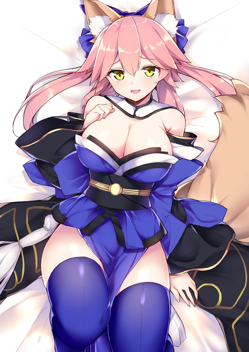tamamo and tamamo no mae (fate and 1 more) drawn by haruyuki_(yukichasoba)