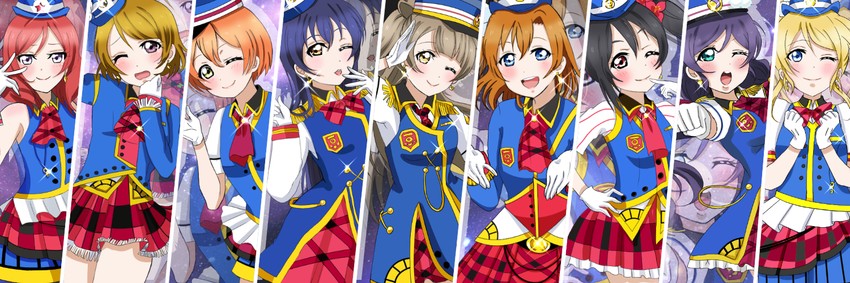 nishikino maki, tojo nozomi, sonoda umi, yazawa nico, ayase eli, and 4 more (love live! and 2 more) drawn by chanmi