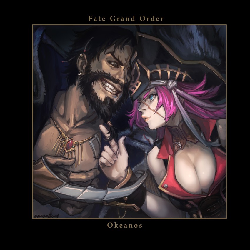 francis drake and edward teach (fate and 1 more) drawn by nishiki_areku