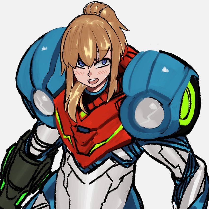 samus aran (metroid and 1 more) drawn by mano_(manobece)