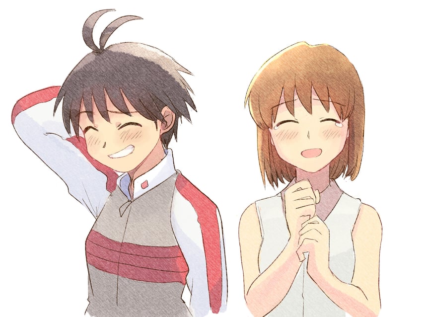 kikuchi makoto and hagiwara yukiho (idolmaster and 1 more) drawn by tsubobot