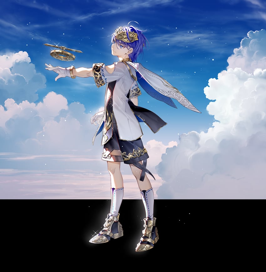 zhiyu moke (vocaloid and 1 more) drawn by tidsean