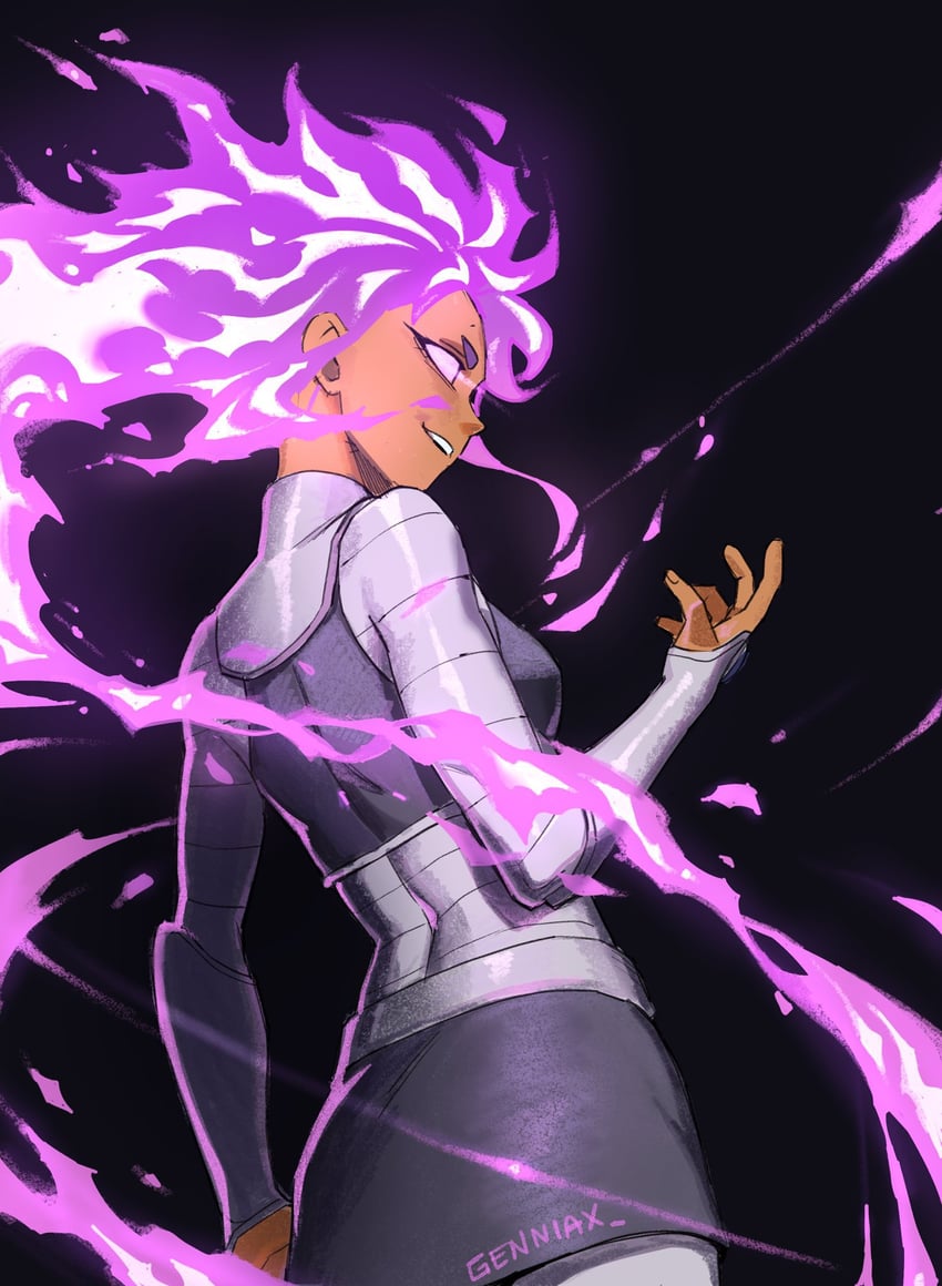 blackfire (dc comics and 1 more) drawn by genniax