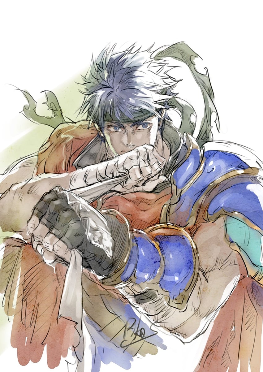 ike (fire emblem and 1 more) drawn by suzuki_rika