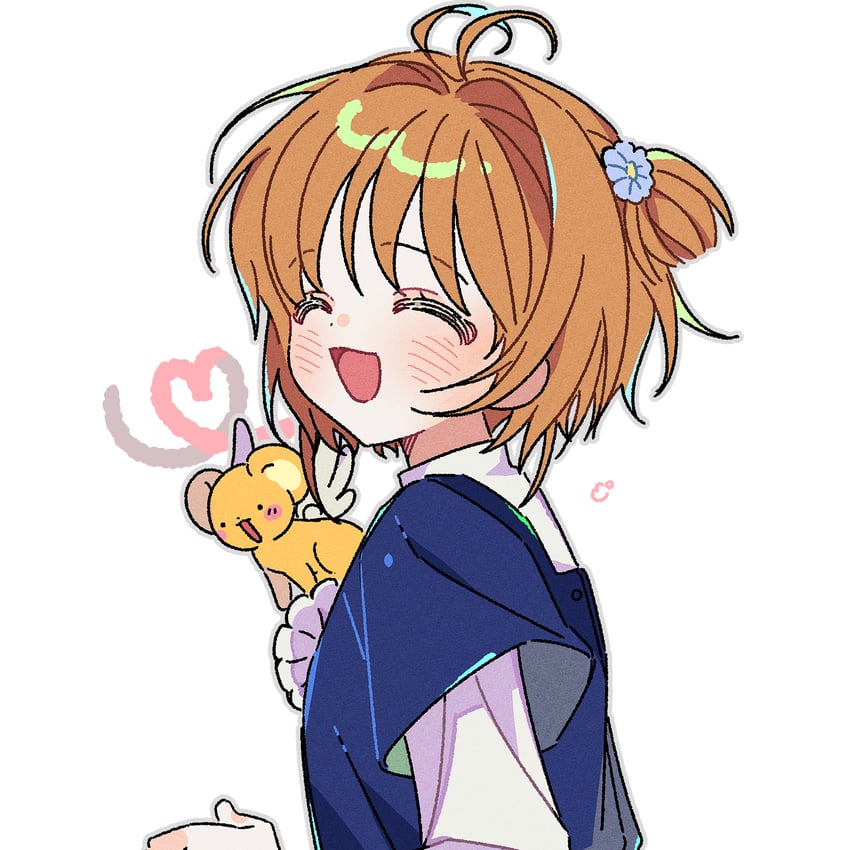 kinomoto sakura and kero (cardcaptor sakura) drawn by yalmyu