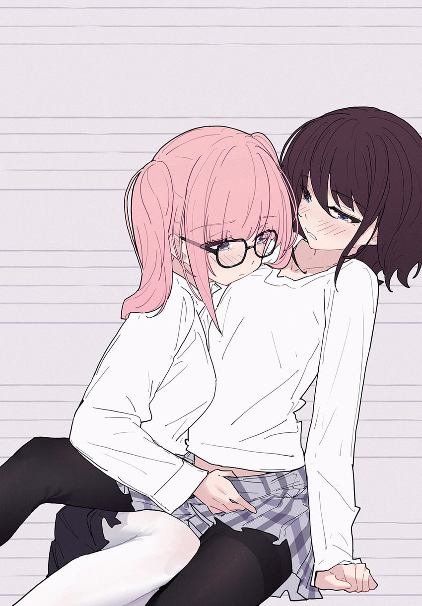 iseri nina and hina (girls band cry) drawn by yun_cao_bing
