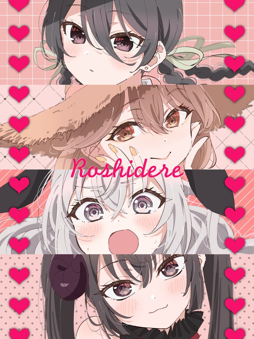 alisa mikhailovna kujou, suou yuki, mariya mikhailovna kujou, and kimishima ayano (tokidoki bosotto roshia-go de dereru tonari no alya-san) drawn by yokoyama_honoka