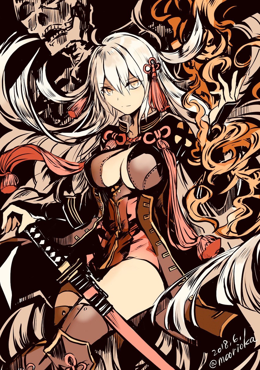 okita souji and okita souji alter (fate and 1 more) drawn by rioka_(southern_blue_sky)