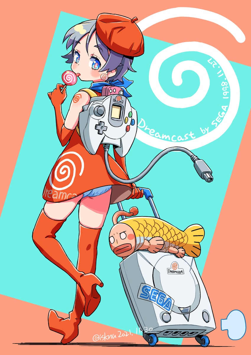 seaman (sega and 1 more) drawn by isedaichi_ken