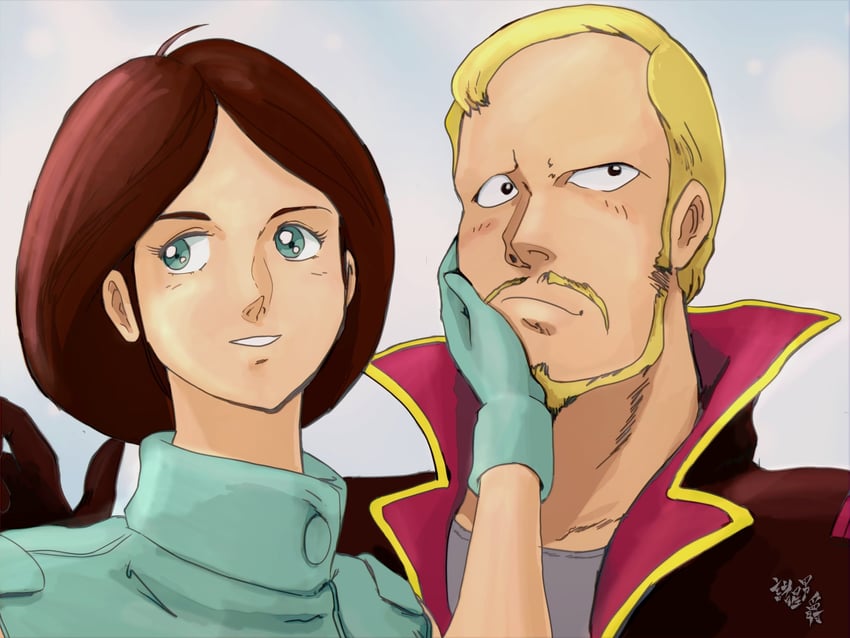 emma sheen and henken bekkener (gundam and 1 more) drawn by moroboshi_danshaku