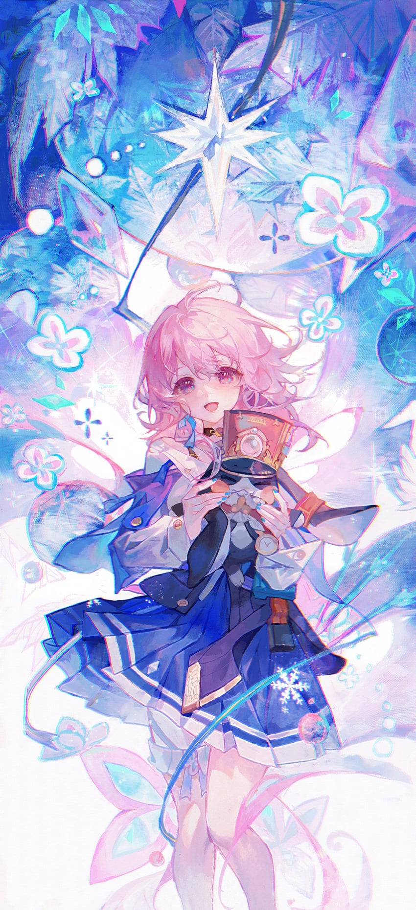 march 7th and pom-pom (honkai and 1 more) drawn by maccha_(mochancc)