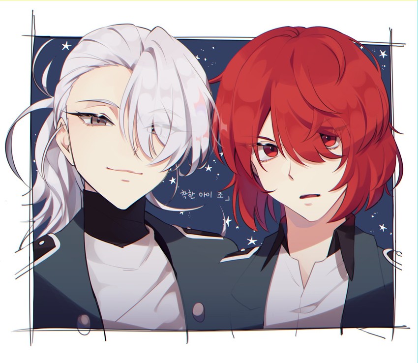 fukuroi mitsuru and sakiguchi nagahiro (bishounen series) drawn by elulit2
