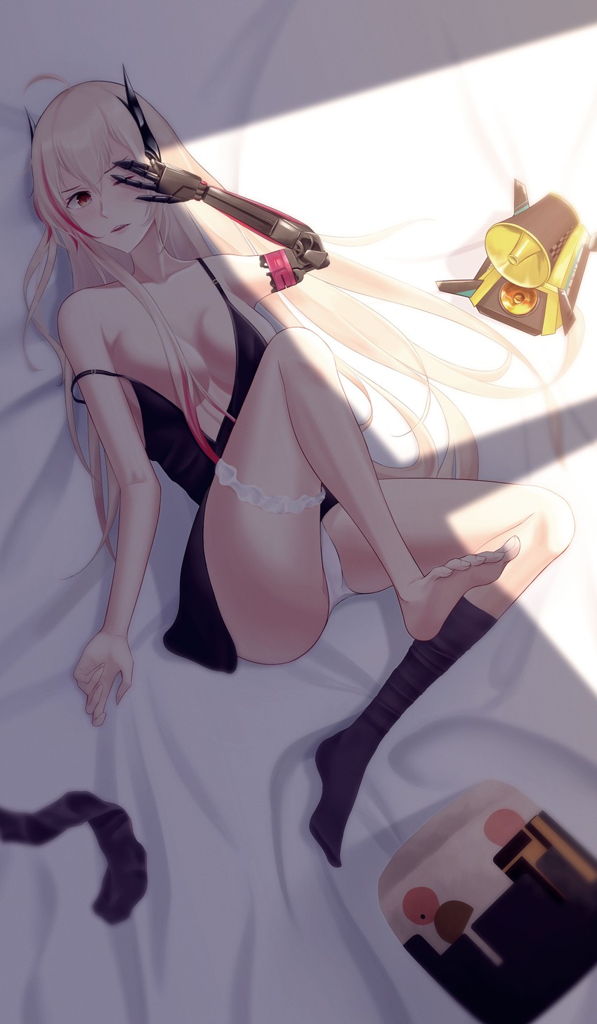 m4 sopmod ii, dinergate, and banana (girls' frontline) drawn by swallow_zzy