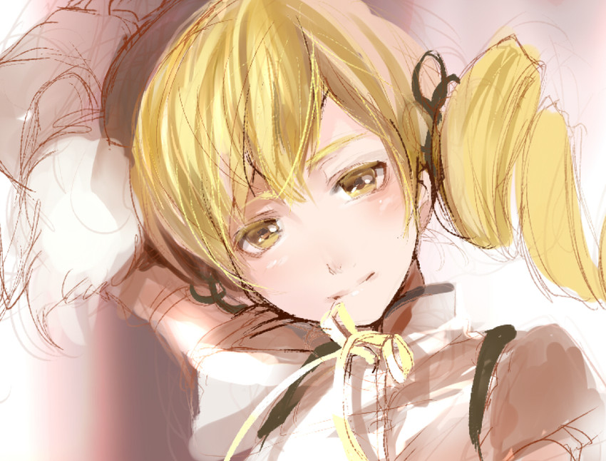 tomoe mami (mahou shoujo madoka magica) drawn by watari_(hasumi_rina)