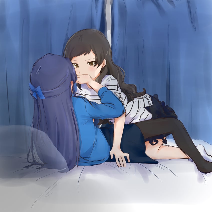 kitazawa shiho and mogami shizuka (idolmaster and 1 more) drawn by hutaba