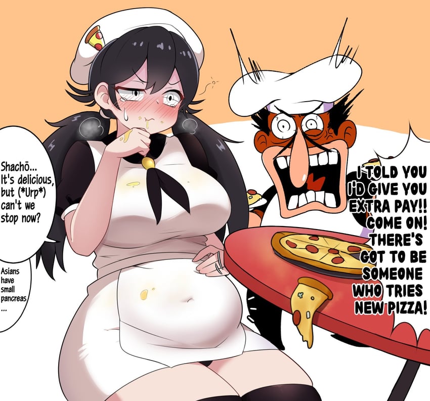 peppino spaghetti and peppina ramen (original and 1 more) drawn by amogan