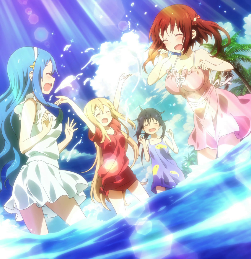 doma umaru, ebina nana, motoba kirie, and tachibana sylphynford (himouto! umaru-chan)