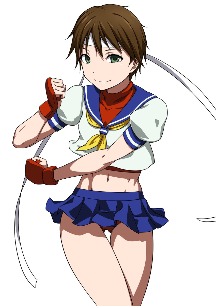 kasugano sakura and kouchi ayako (street fighter and 2 more) drawn by puge