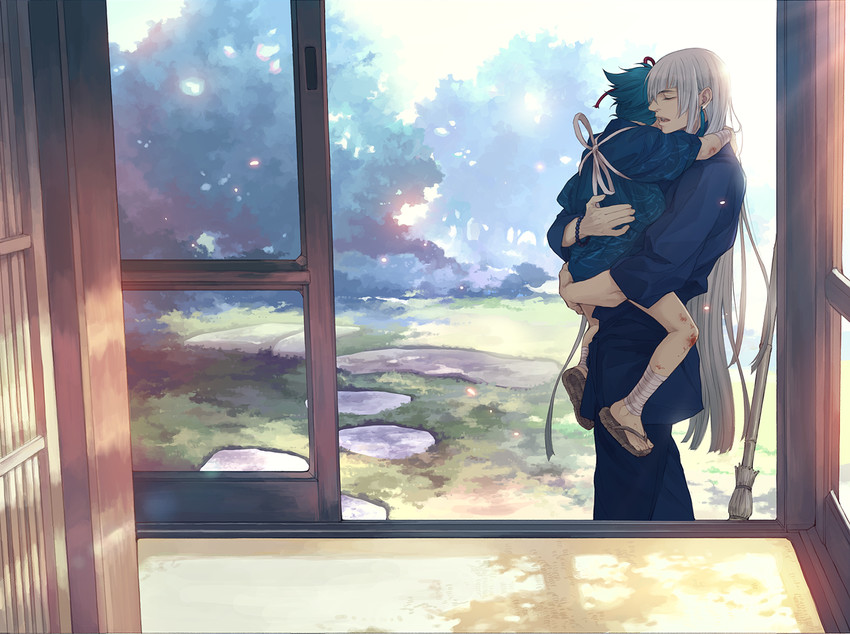 sayo samonji and kousetsu samonji (touken ranbu) drawn by twoframe