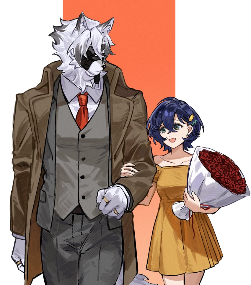 belle and von lycaon (zenless zone zero) drawn by meat7955