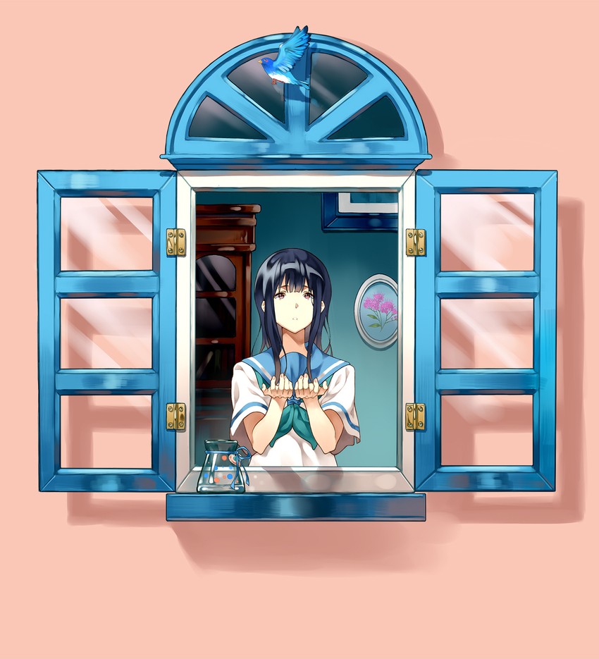 yoroizuka mizore (hibike! euphonium and 1 more) drawn by cheese_kang
