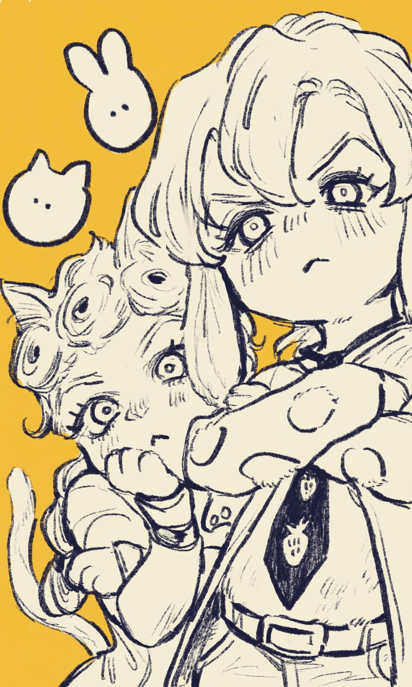 giorno giovanna and pannacotta fugo (jojo no kimyou na bouken and 1 more) drawn by okokoro_zaiku