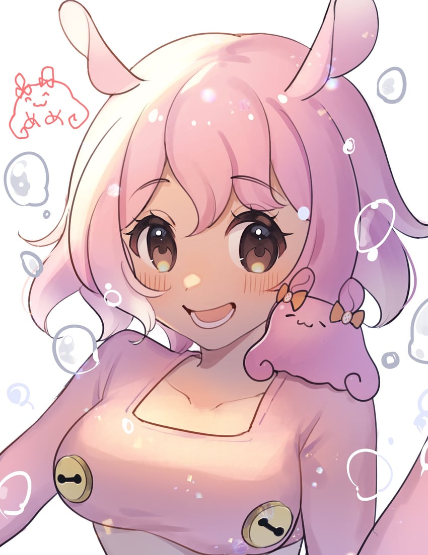 japanese pancake devilfish and nishiura meme (kemono friends and 1 more) drawn by comumo