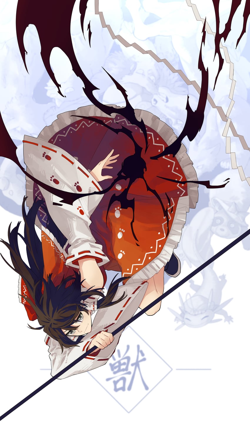 hakurei reimu, yakumo yukari, and futatsuiwa mamizou (touhou and 1 more) drawn by beichen_xiaobei