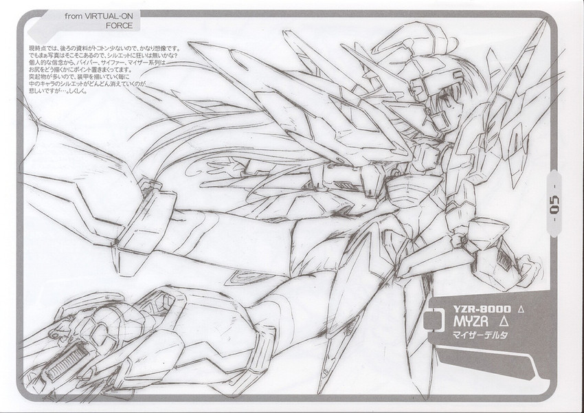 myzr and myzr delta (virtual on) drawn by komatsu_eiji