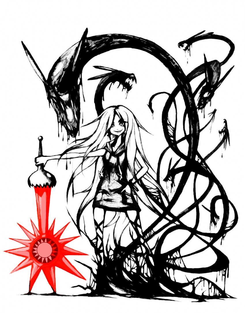 elsa maria and sebastians (mahou shoujo madoka magica) drawn by lolita_majin
