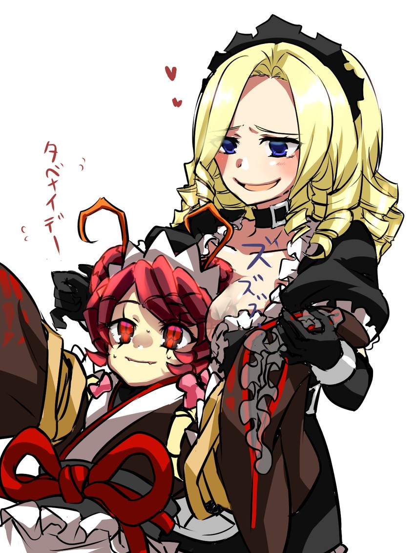 entoma vasilissa zeta and solution epsilon (overlord) drawn by poppu