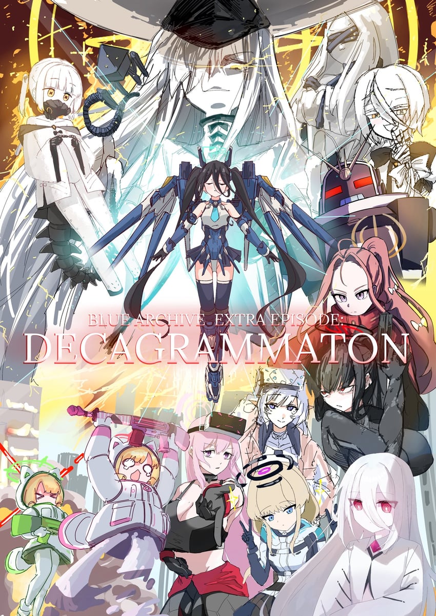 toki, rio, aris, yuzu, himari, and 9 more (blue archive) drawn by darkmin2p053er, ganma_(nicoseiga52595768), hakuita, koppepan_agp, takamalu08_12, tyonar22, and wu-234