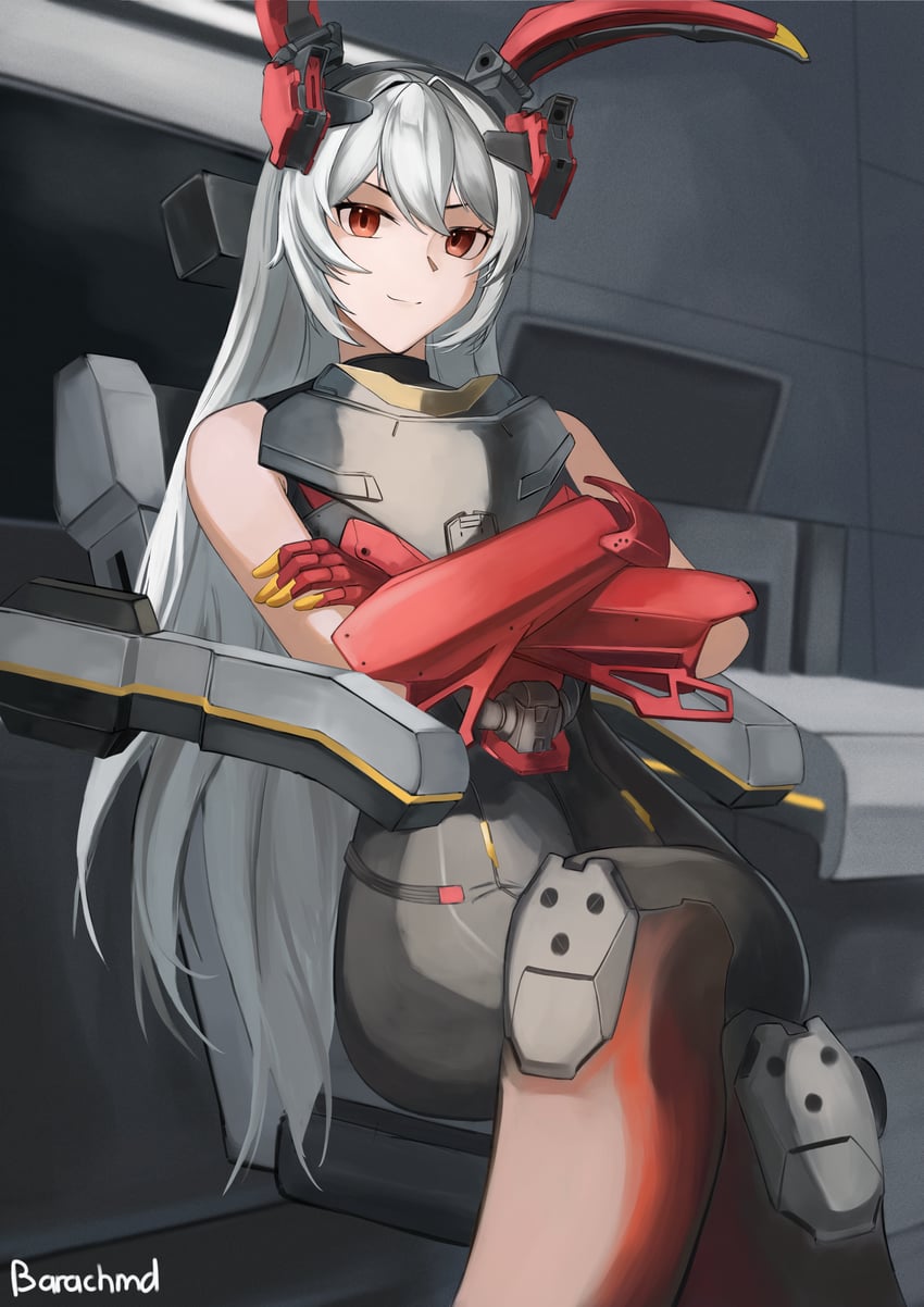 krolik (girls' frontline and 1 more) drawn by barach